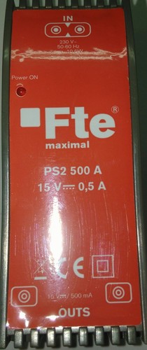 Alimentatore ps2 500a 15vdc - alimentatore,