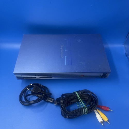 Console ps2 fat aqua - ps2, blu